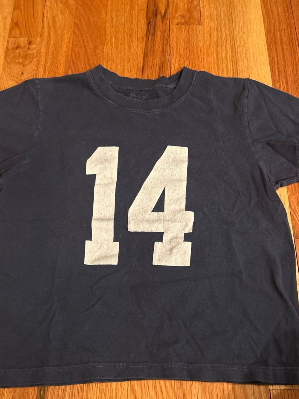 Brandy Melville Navy Number 14 Graphic Tee